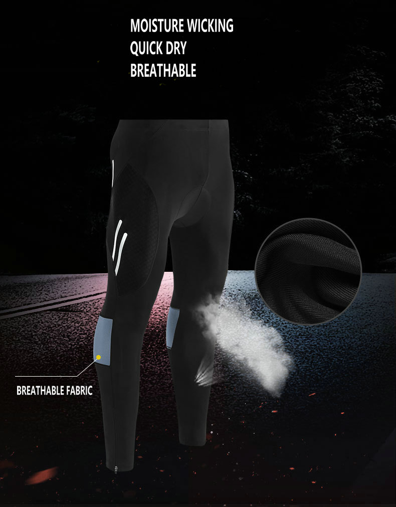Factory Wholesale Quick Dry Mens Cycling Pants Breathable 4D Padded Mountain Bike Pants Custom Spring Autumn Men's Bicycle pants