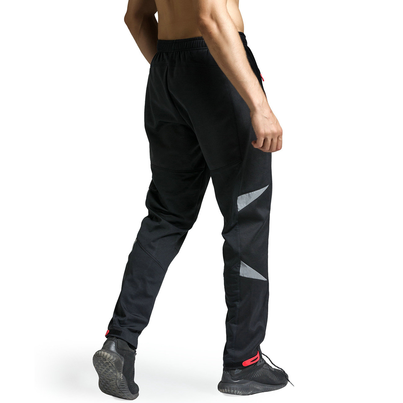 Factory Wholesale Men's Cycling Pants Fleece Thermal Windproof Winter Outdoor Pants for Biking Running Hiking Winter Bike Pants