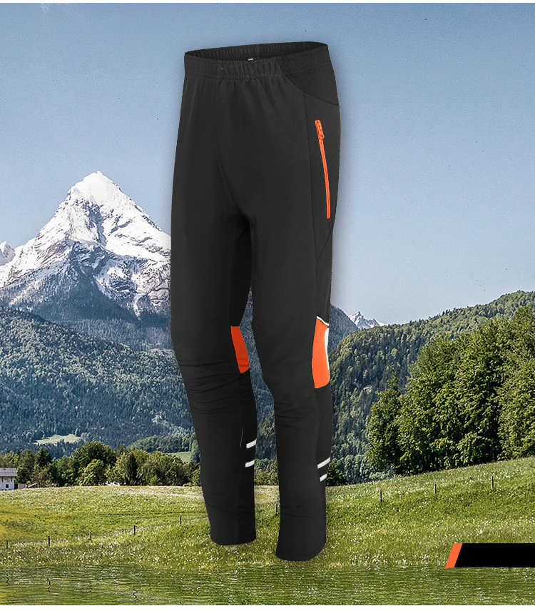 Factory Men's Thermal Windproof Cycling Pants Fleece Lined Outdoor Warm Bike Pants Winter Cold Weather Warm Casual Pants