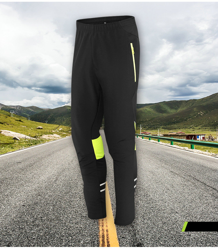 Factory Men's Thermal Windproof Cycling Pants Fleece Lined Outdoor Warm Bike Pants Winter Cold Weather Warm Casual Pants