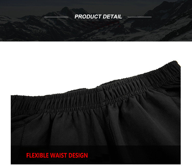 Factory Men's Thermal Windproof Cycling Pants Fleece Lined Outdoor Warm Bike Pants Winter Cold Weather Warm Casual Pants