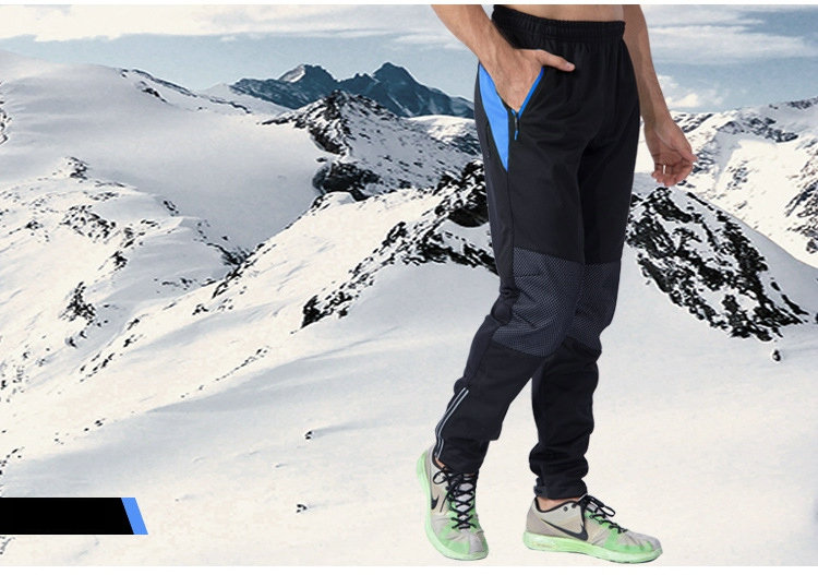Factory Wholesale Hot Selling Mens Winter Warm Windproof Cycling Pants Outdoor Hiking Pants Customize Waterproof Bike Pants