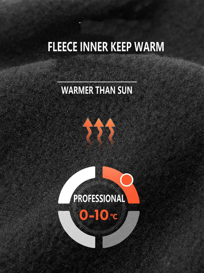 Factory Custom Winter Thermal Fleece Cycling Jacket Men Windproof Warm Cycle Wear Breathable Waterproof Bike Jacket Windbreaker