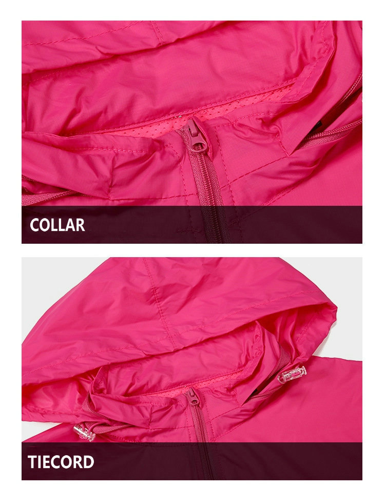 Factory outdoor Rainproof women cycling raincoat waterproof bike jacket perspiration windproof women cycling jacket
