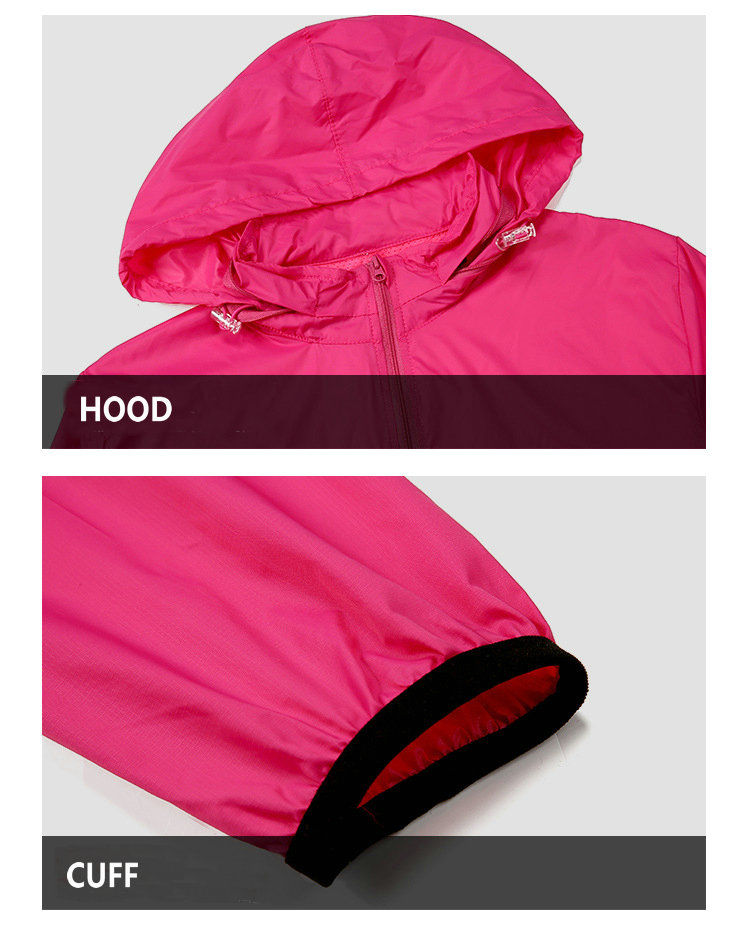 Factory outdoor Rainproof women cycling raincoat waterproof bike jacket perspiration windproof women cycling jacket