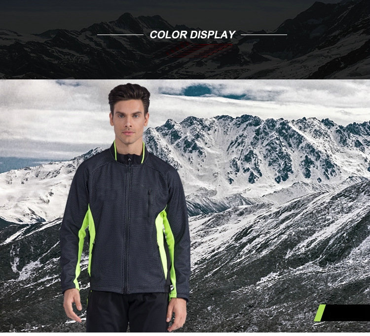 Factory Custom Winter Windpoof Men Cycling Jacket with Inner Fleece Warm Thermal Custom Bike Jacket Waterproof Cycling Jacket