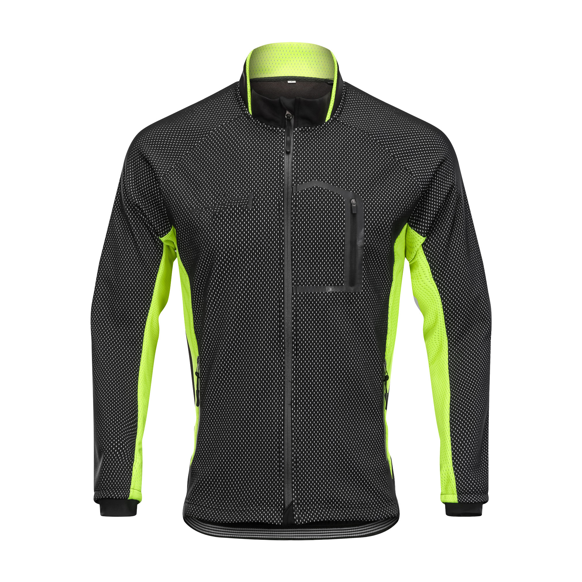 Factory Custom Winter Windpoof Men Cycling Jacket with Inner Fleece Warm Thermal Custom Bike Jacket Waterproof Cycling Jacket