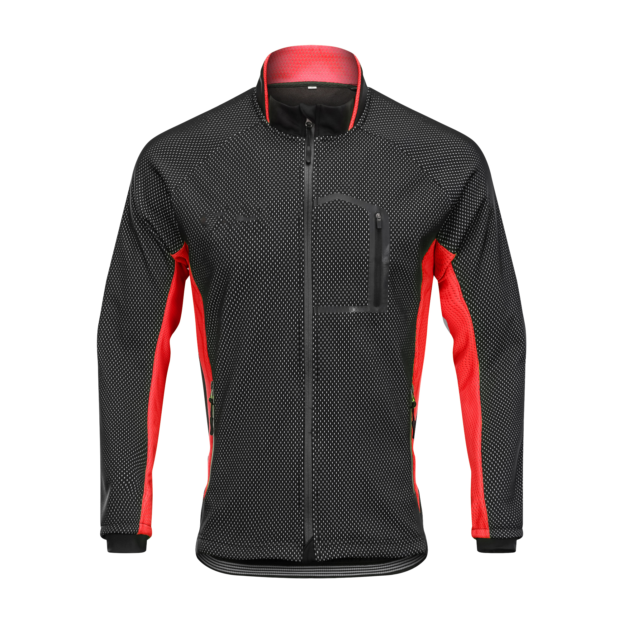 Factory Custom Winter Windpoof Men Cycling Jacket with Inner Fleece Warm Thermal Custom Bike Jacket Waterproof Cycling Jacket