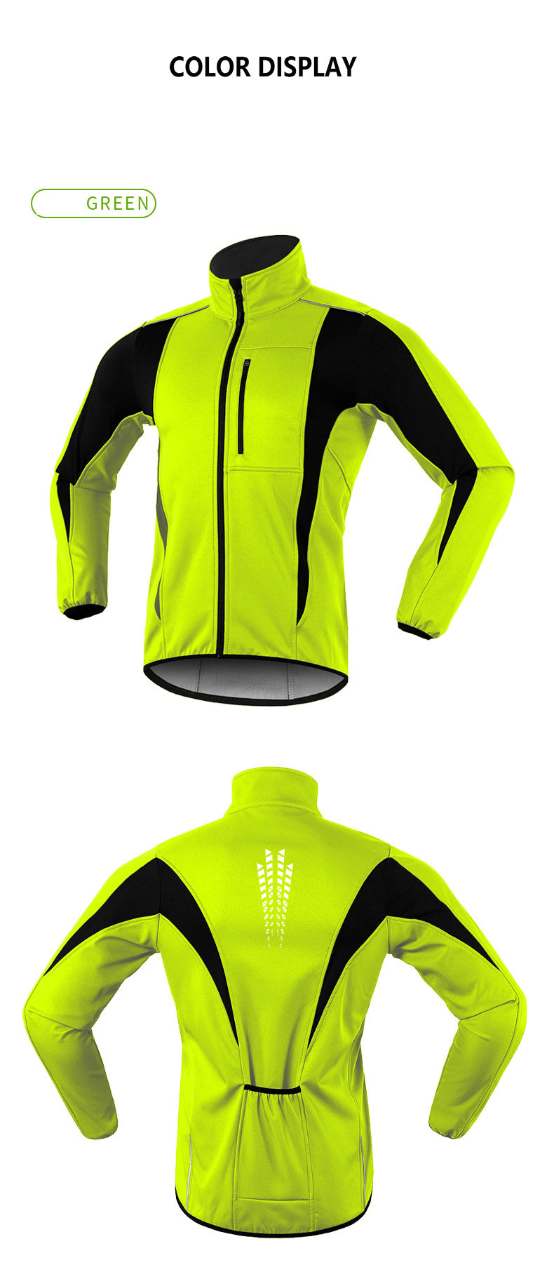 Factory Custom OEM Winter Windpoof Cycling Jacket Inner Fleece Warm UP Thermal Softshell Bike Jacket Waterproof OEM Bike Jacket