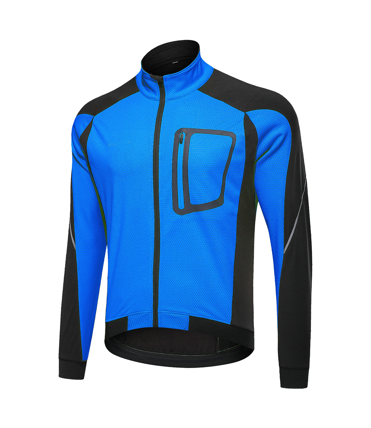 Factory wholesale OEM winter fleece warm men's cycling jacket OEM bike jacket customize windproof MTB mountain bike jacket
