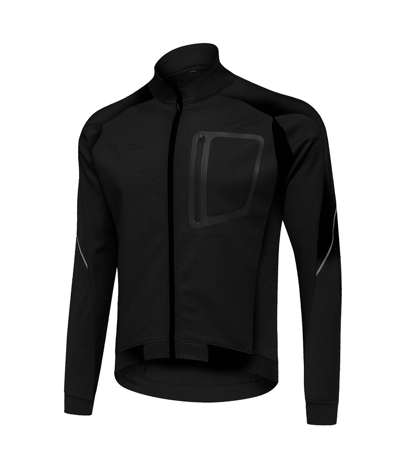 Factory wholesale OEM winter fleece warm men's cycling jacket OEM bike jacket customize windproof MTB mountain bike jacket