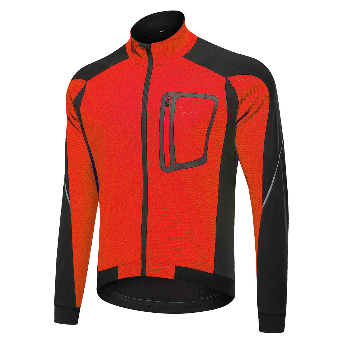 Factory wholesale OEM winter fleece warm men's cycling jacket OEM bike jacket customize windproof MTB mountain bike jacket