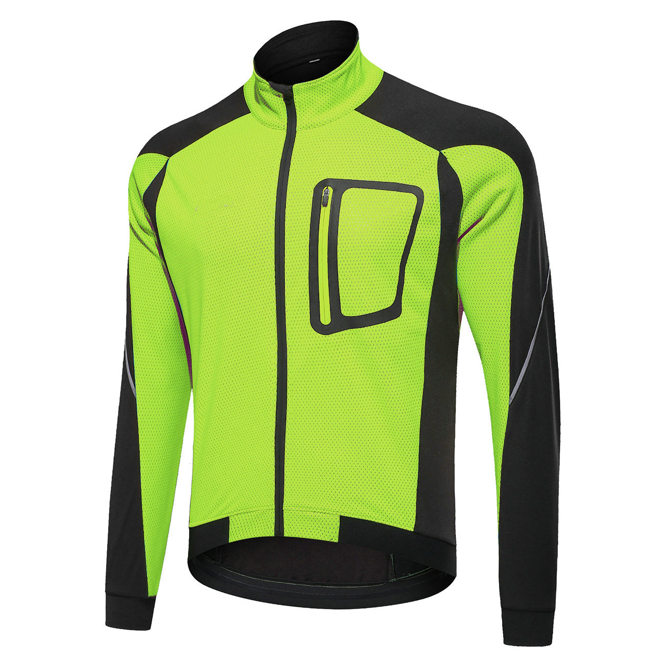 Factory wholesale OEM winter fleece warm men's cycling jacket OEM bike jacket customize windproof MTB mountain bike jacket
