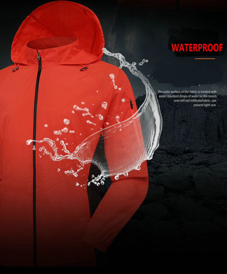 Factory Wholesale waterproof men cycling jacket customize Windbreaker outdoor hiking Jacket windproof windbreaker jacket
