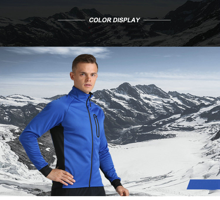 Factory wholesale waterproof winter men's cycling jersey customize bike jacket fleece warm cold weather windproof cycling jacket