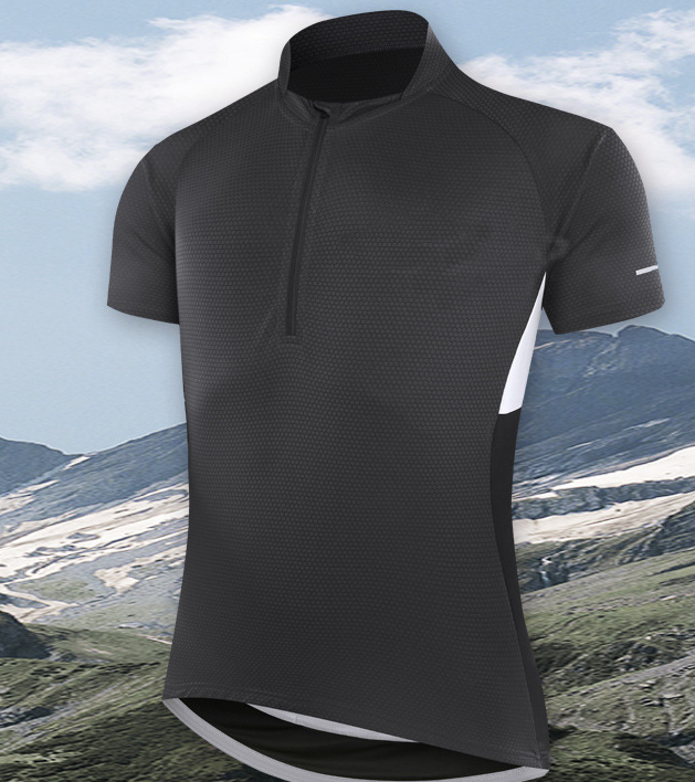 Factory wholesale men cycling jersey with short sleeves moisture wicking breathable quick dry cycling T shirt Custom Bike Shirt