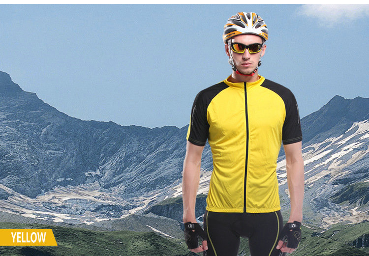 Factory Wholesale Moisture Wicking Cycling Jersey Bike Shirt Short Sleeves Rear Pocket Custom Breathable Quick Dry Biking Shirt
