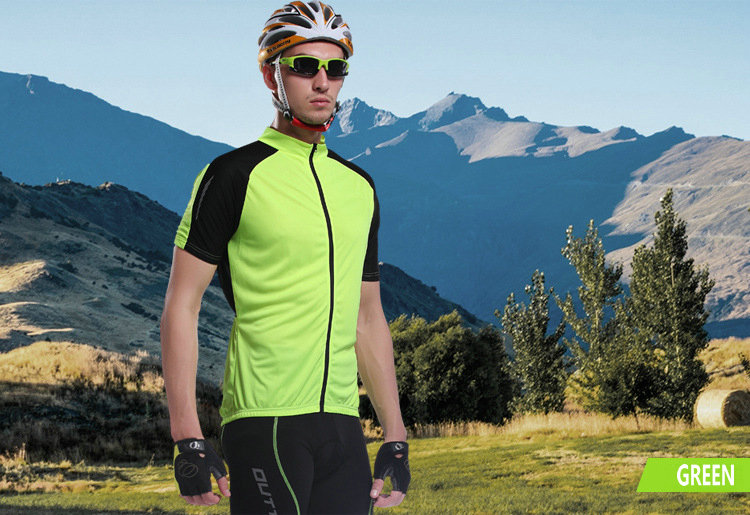 Factory Wholesale Moisture Wicking Cycling Jersey Bike Shirt Short Sleeves Rear Pocket Custom Breathable Quick Dry Biking Shirt