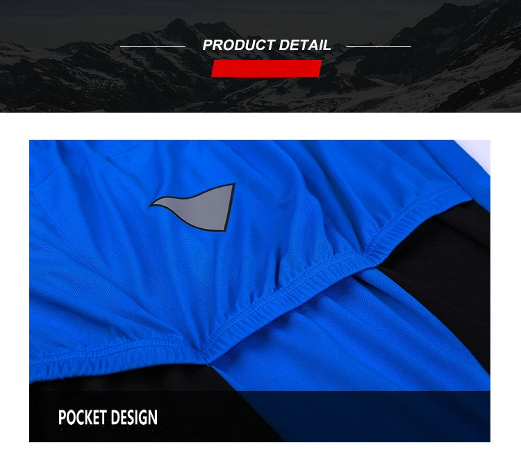 Factory Wholesale Moisture Wicking Cycling Jersey Bike Shirt Short Sleeves Rear Pocket Custom Breathable Quick Dry Biking Shirt