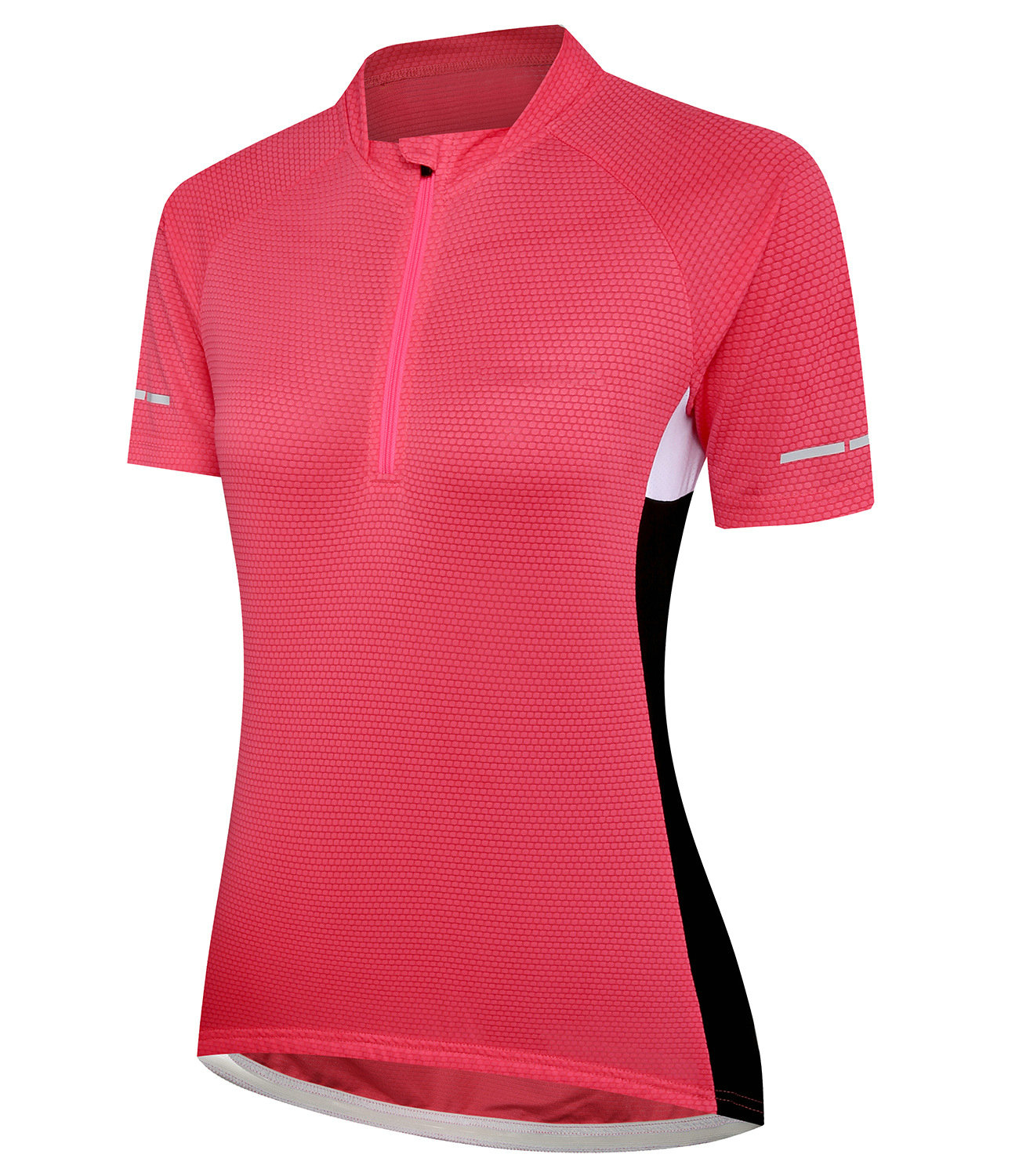 Factory Summer Moisture Wicking Quick Dry Women Cycling Jersey Custom Cycling Shirt Short Sleeves Girls Bike Shirt with Pocket