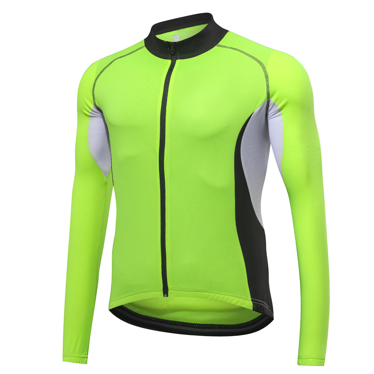 Factory Wholesale Men's Long Sleeve Cycling Jersey Customize Bike Jersey Moisture Wicking Quick Dry Bike Shirt Cycling Shirt