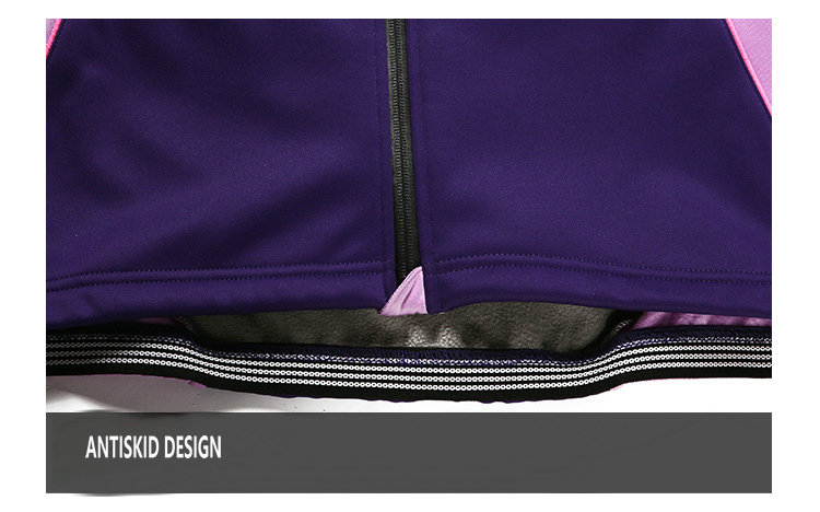 Factory Customize autumn winter fleece warm women cycling jersey waterproof warm bike jacket windproof women cycling jacket
