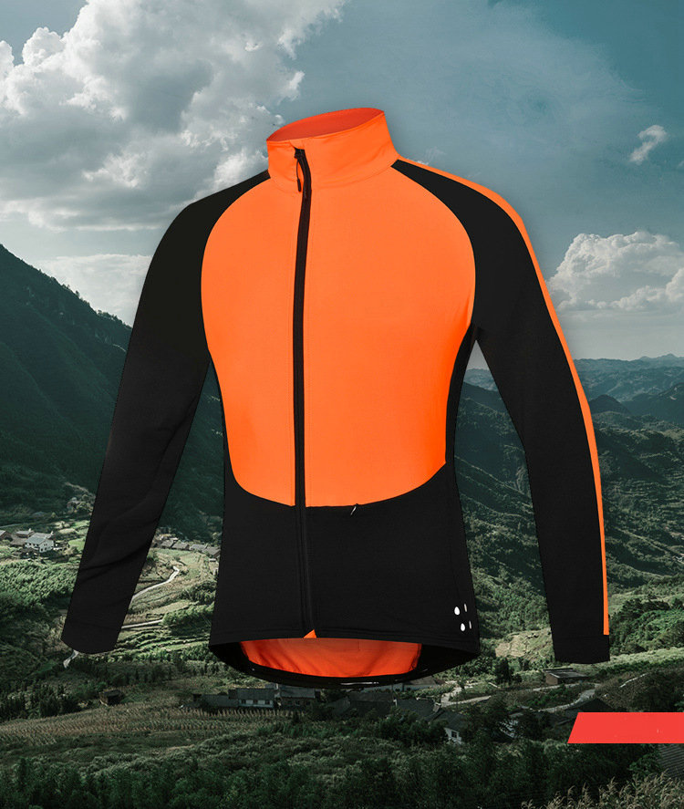 factory custom winter autumn fleece warm cycling jersey waterproof men bike jacket outdoor windproof cycling jacket customize