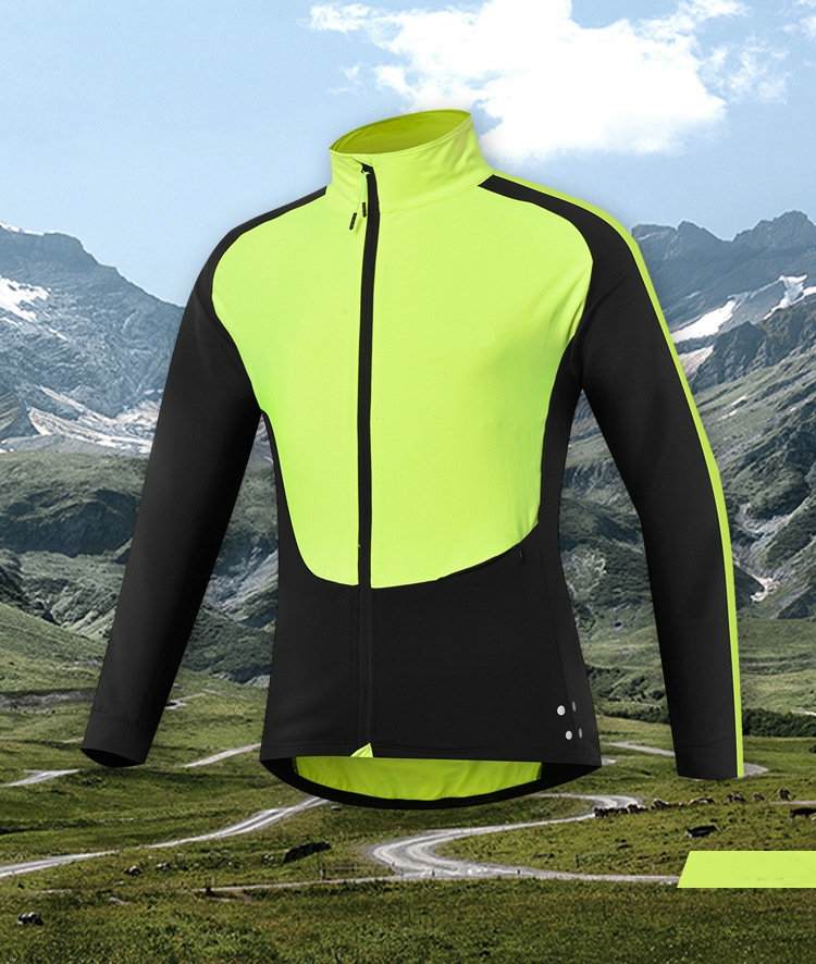 factory custom winter autumn fleece warm cycling jersey waterproof men bike jacket outdoor windproof cycling jacket customize