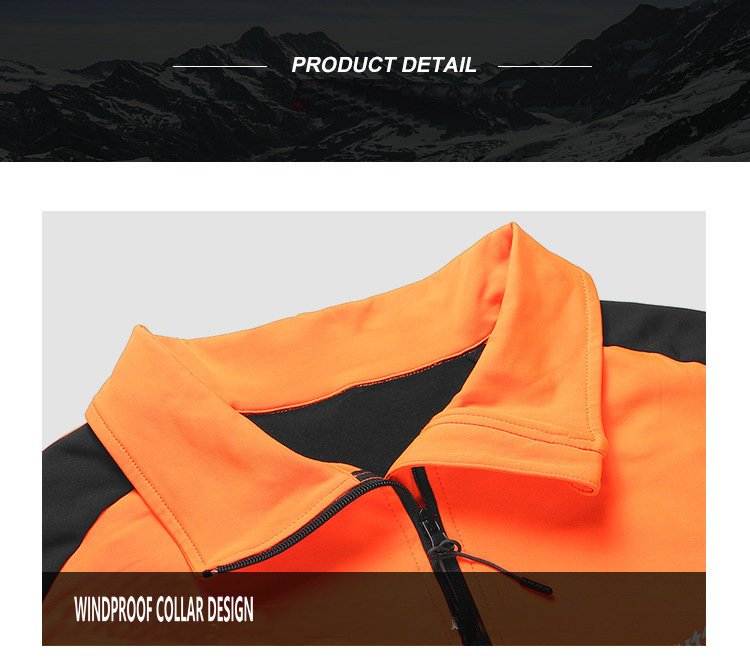 factory custom winter autumn fleece warm cycling jersey waterproof men bike jacket outdoor windproof cycling jacket customize