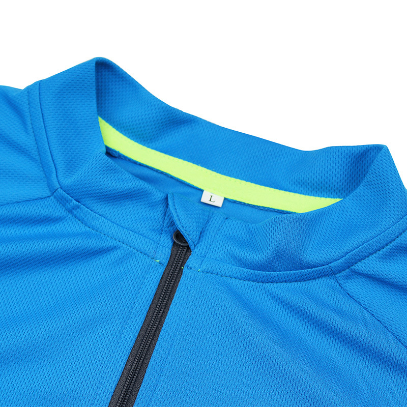Factory Wholesale Men's Long Sleeve Cycling Jersey Customize Bike Jersey Moisture Wicking Quick Dry Bike Shirt Cycling Shirt