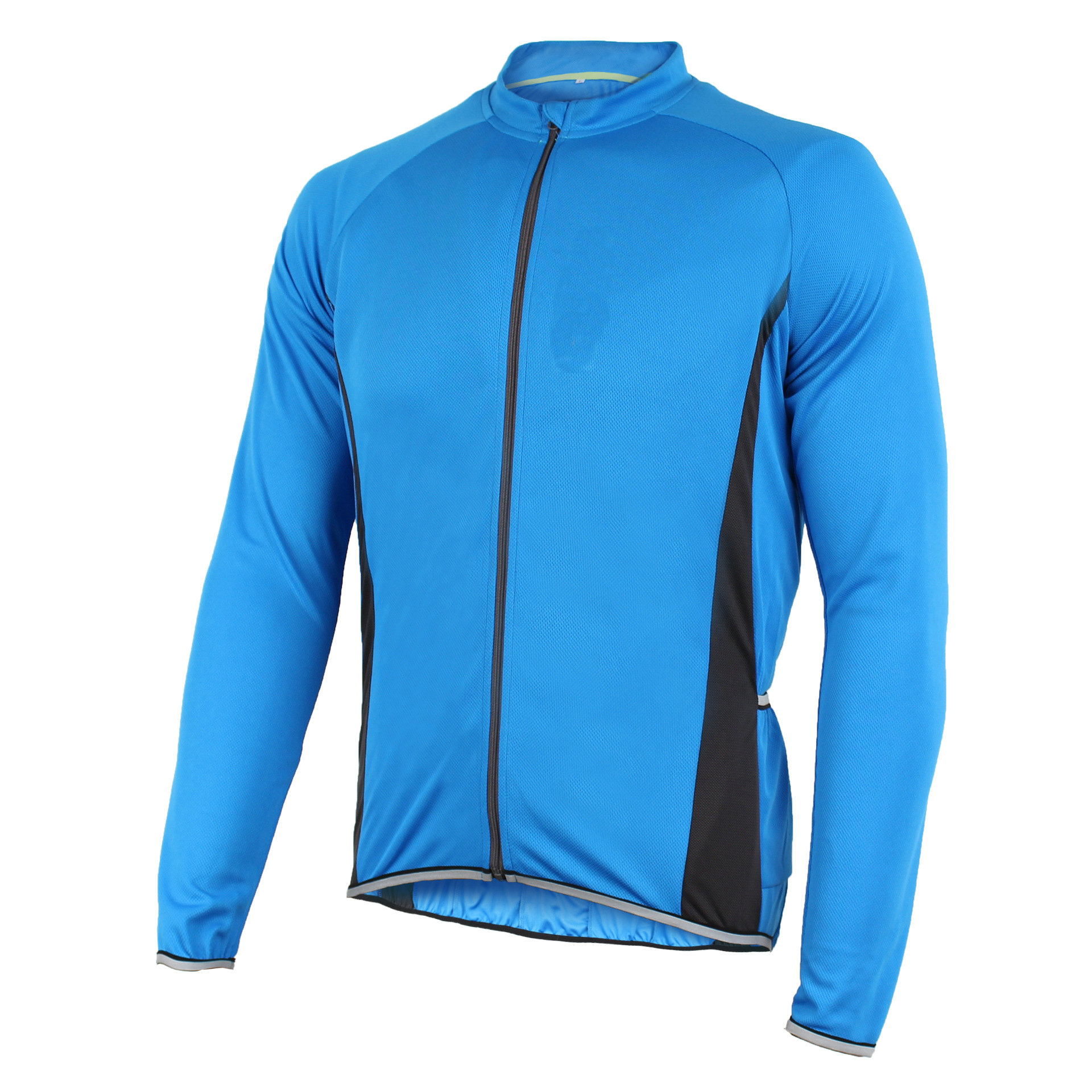 Factory Wholesale Men's Long Sleeve Cycling Jersey Customize Bike Jersey Moisture Wicking Quick Dry Bike Shirt Cycling Shirt