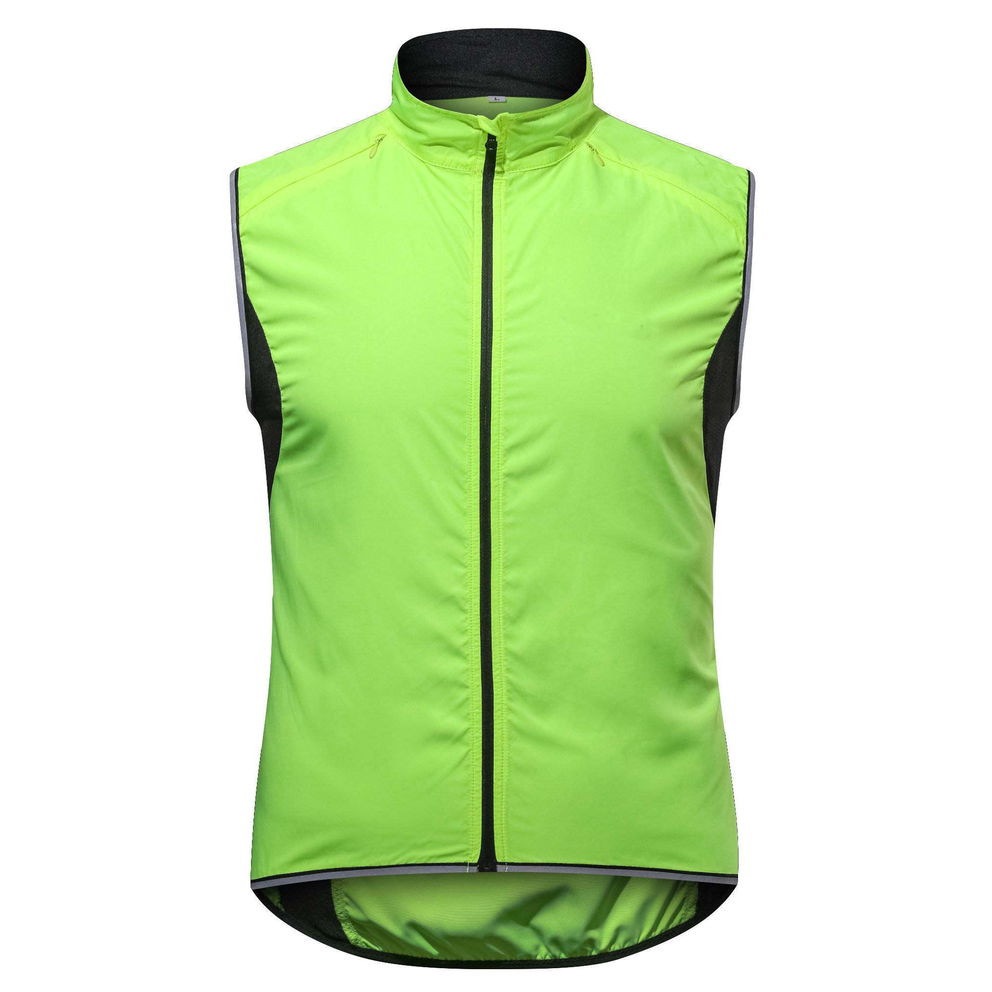 Wholesale Custom Men Lightweight Cycling Vest Windproof Waterproof Sleeveless Cycling Jacket Hiking Running Golf Cycling Vest