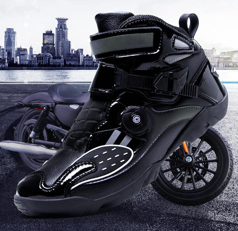 factory wholesale plus size motorcycle boots cycling shoes wear resistant and breathable racing shoes motorcycle shoes