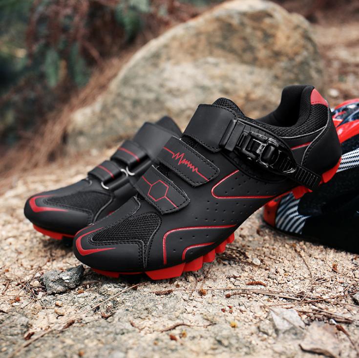 Mountain lock riding shoes outdoor road mountain bike antiskid power cycling Sports Shoes MTB Road Lock Riding Shoes