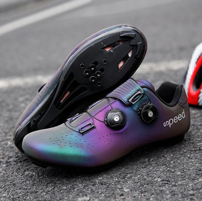 Factory Wholesale Men's Road Bike Cycling Shoes Riding Shoes with SPD for Men Lock Bike Shoes