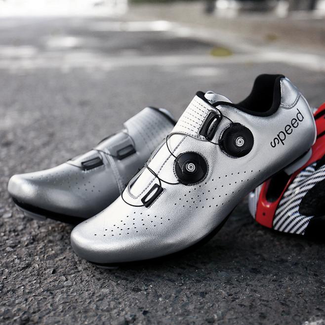 Factory Wholesale Men's Road Bike Cycling Shoes Riding Shoes with SPD for Men Lock Bike Shoes