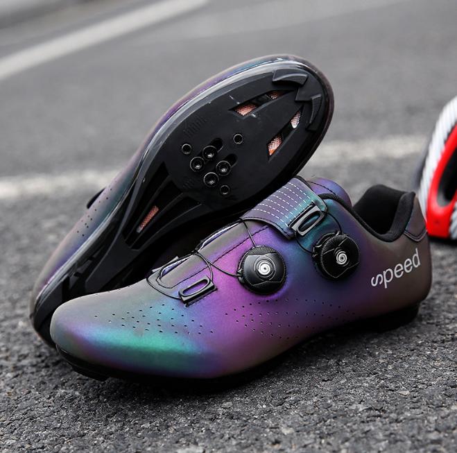 Factory Wholesale Men's Road Bike Cycling Shoes Riding Shoes with SPD for Men Lock Bike Shoes