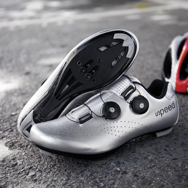 Factory Wholesale Men's Road Bike Cycling Shoes Riding Shoes with SPD for Men Lock Bike Shoes