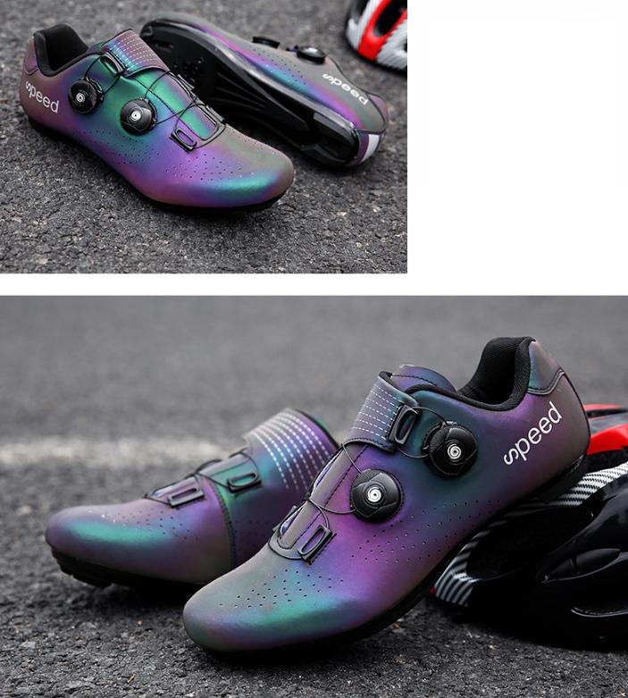 Factory Wholesale Men's Road Bike Cycling Shoes Riding Shoes with SPD for Men Lock Bike Shoes