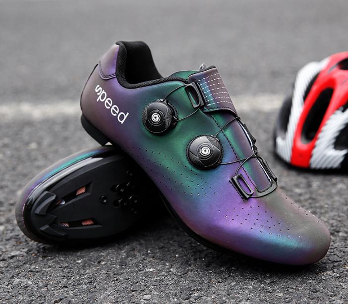 Factory Wholesale Men's Road Bike Cycling Shoes Riding Shoes with SPD for Men Lock Bike Shoes