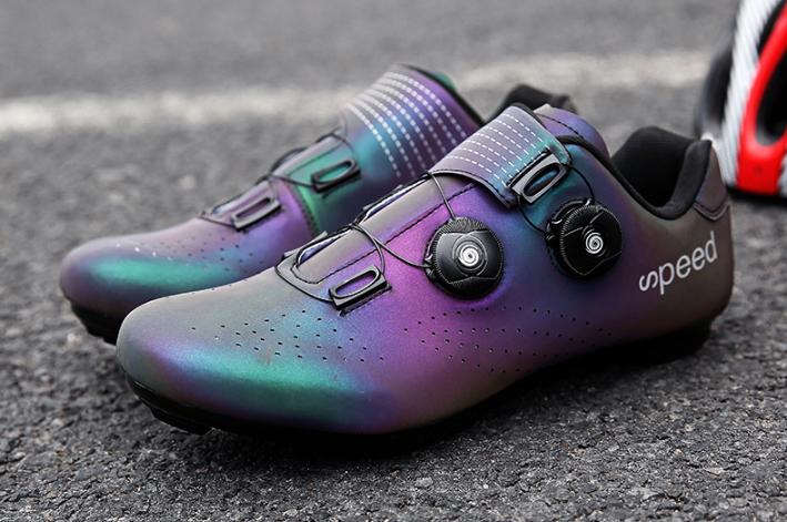 Factory Wholesale Men's Road Bike Cycling Shoes Riding Shoes with SPD for Men Lock Bike Shoes
