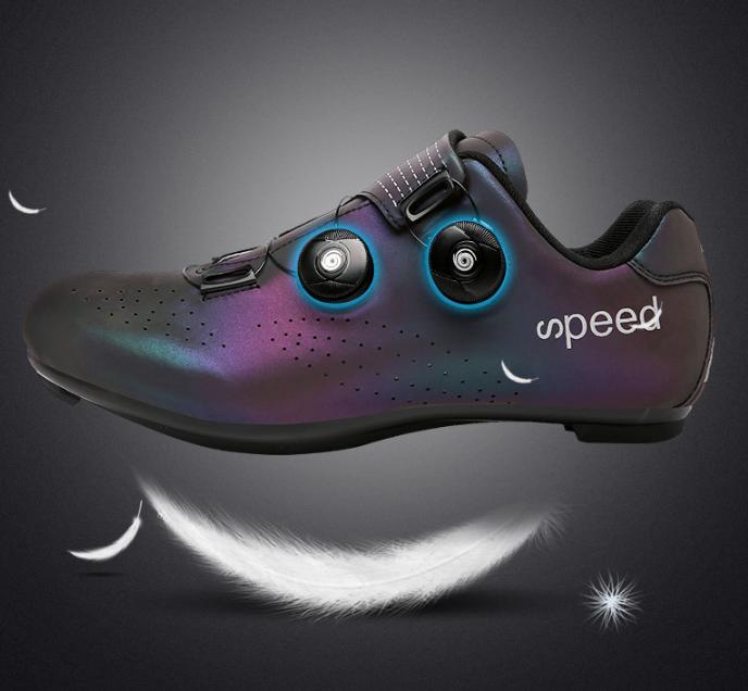 Factory Wholesale Men's Road Bike Cycling Shoes Riding Shoes with SPD for Men Lock Bike Shoes
