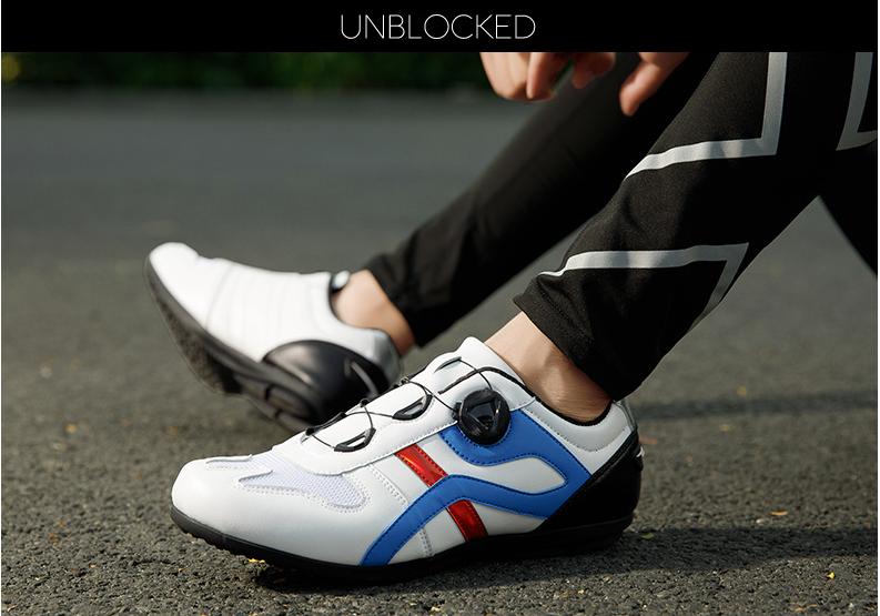 Factory wholesale plus size cycling shoes men and women road bike shoes night safety reflective strip Bike shoes
