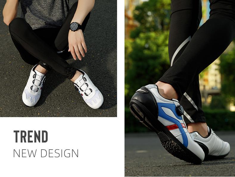 Factory wholesale plus size cycling shoes men and women road bike shoes night safety reflective strip Bike shoes