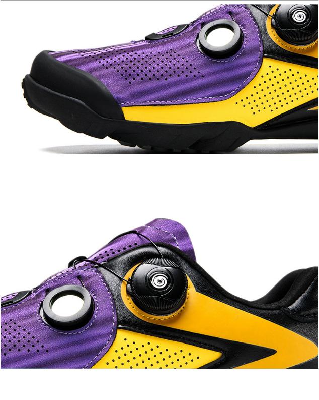 New design reflective cycling shoes men and women road bike shoes unlocked antiskid durable mountain bike shoes