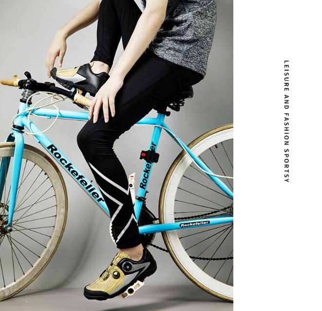 New design reflective cycling shoes men and women road bike shoes unlocked antiskid durable mountain bike shoes