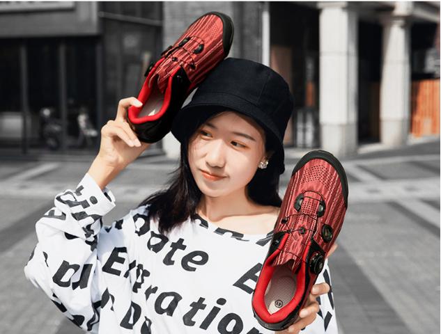 New design reflective cycling shoes men and women road bike shoes unlocked antiskid durable mountain bike shoes