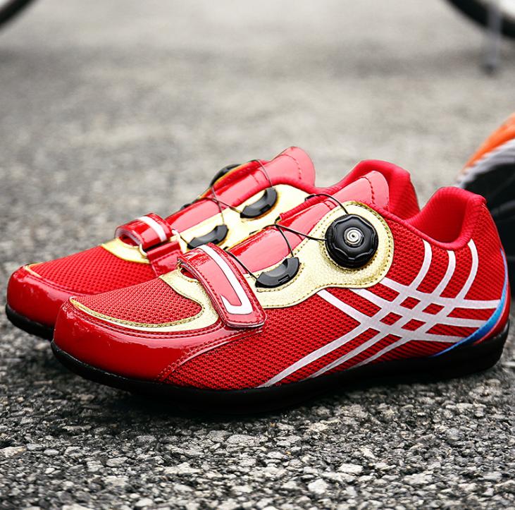 Factory Wholesale unlocked road bike shoes men's and women's riding shoes mesh breathable unlocked cycling shoes