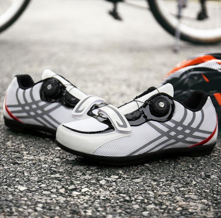 Factory Wholesale unlocked road bike shoes men's and women's riding shoes mesh breathable unlocked cycling shoes