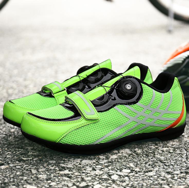Factory Wholesale unlocked road bike shoes men's and women's riding shoes mesh breathable unlocked cycling shoes
